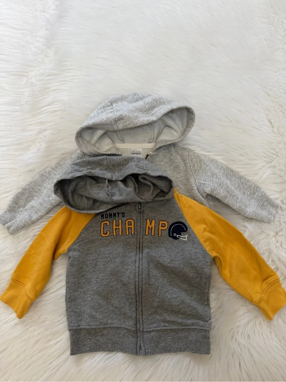 Two! Boy’s Zip Up Hoodie Sz 3-6months
